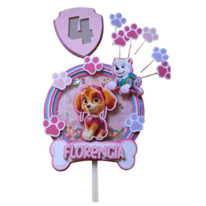 toper torta shaker patrulla canina